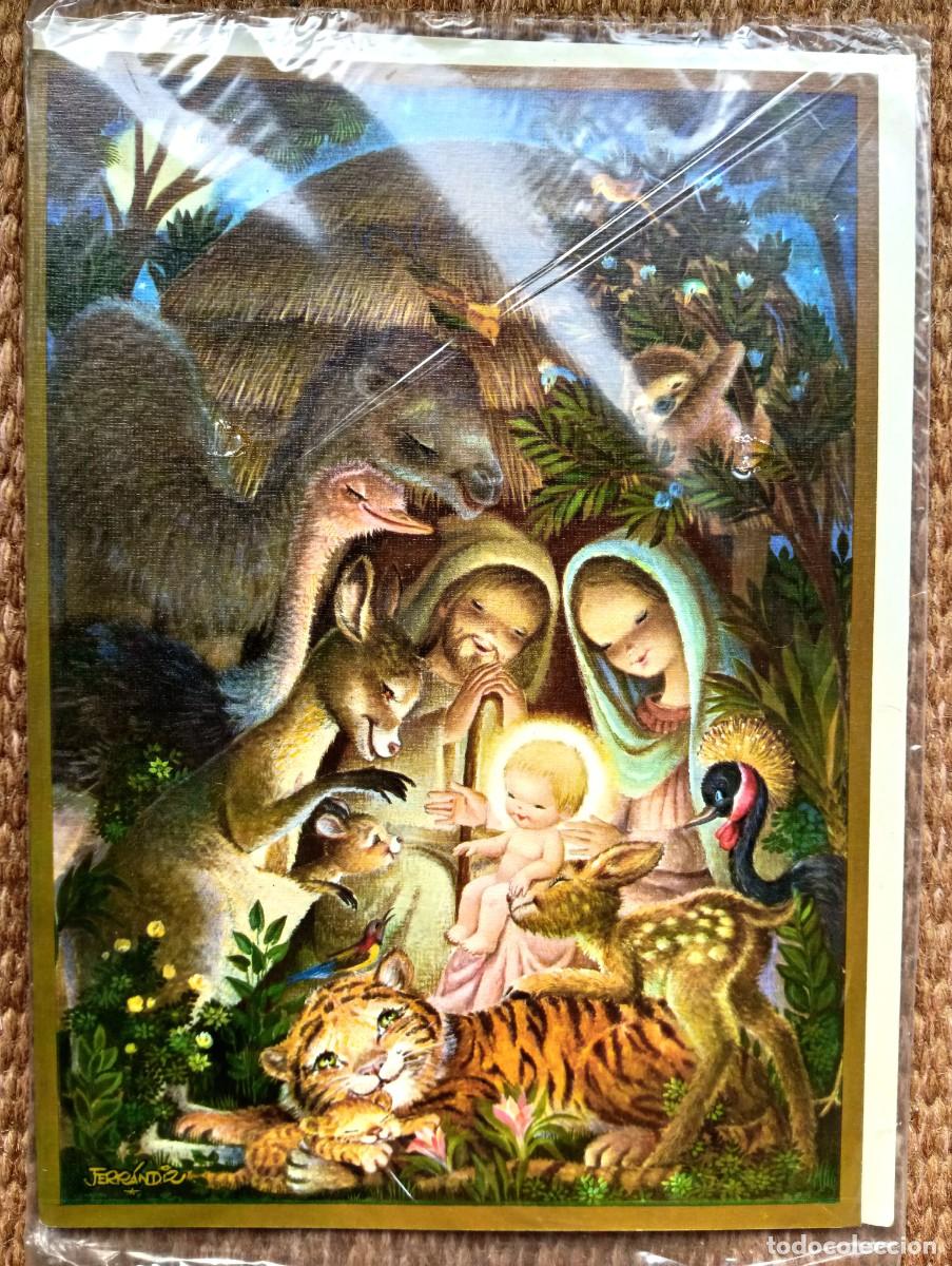 Postales: FERRANDIZ - TARJETA DE NAVIDAD PRECINTADA + SOBRE ORIGINAL