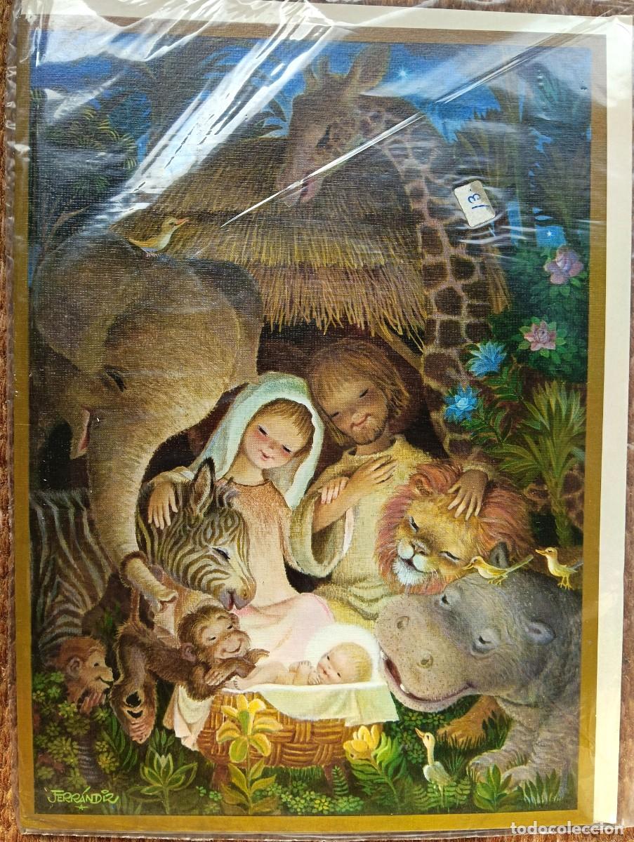 Postales: FERRANDIZ - TARJETA DE NAVIDAD PRECINTADA + SOBRE ORIGINAL
