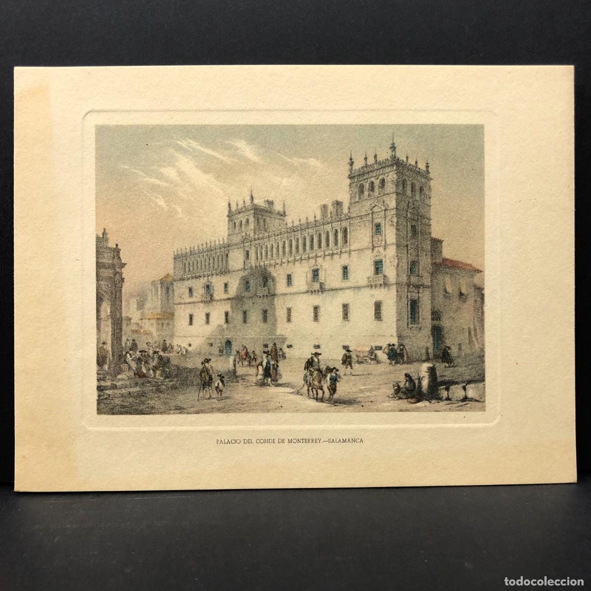 Postales: FELICITACI&Oacute;N NAVIDE&Ntilde;A - PALACIO DEL CONDE DE MONTERREY SALAMANCA - BANCO DE BILBAO - A&Ntilde;OS 50 / 353