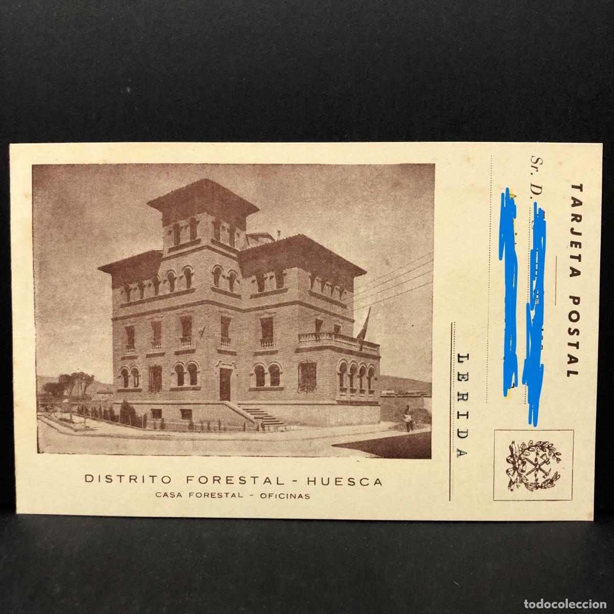 Postales: FELICITACI&Oacute;N NAVIDE&Ntilde;A - CASA FORESTAL HUESCA - JOS&Eacute; DE TRAZAZ&Aacute;BAL JAQUOT&Oacute;T - HUESCA 1951 / 357