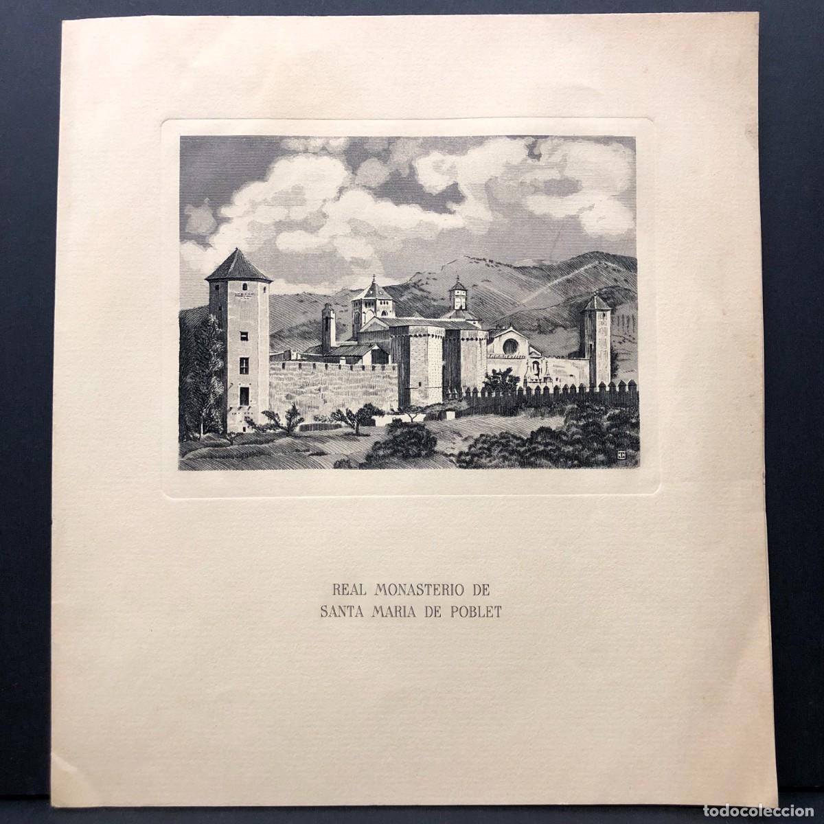 Postales: FELICITACI&Oacute;N NAVIDE&Ntilde;A - REAL MONASTERIO DE SANTA MARIA DE POBLET - MANUEL GARC&Iacute;A DE OTALLA / 367