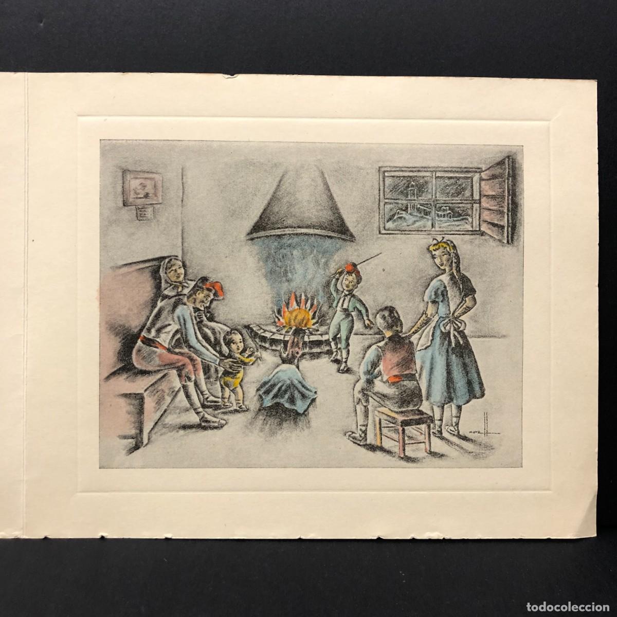 Postales: FELICITACI&Oacute;N NAVIDE&Ntilde;A - MORELL - COLOREADO A MANO - LA RECONQUISTA - L&Eacute;RIDA - REXACH E HIJOS / 374