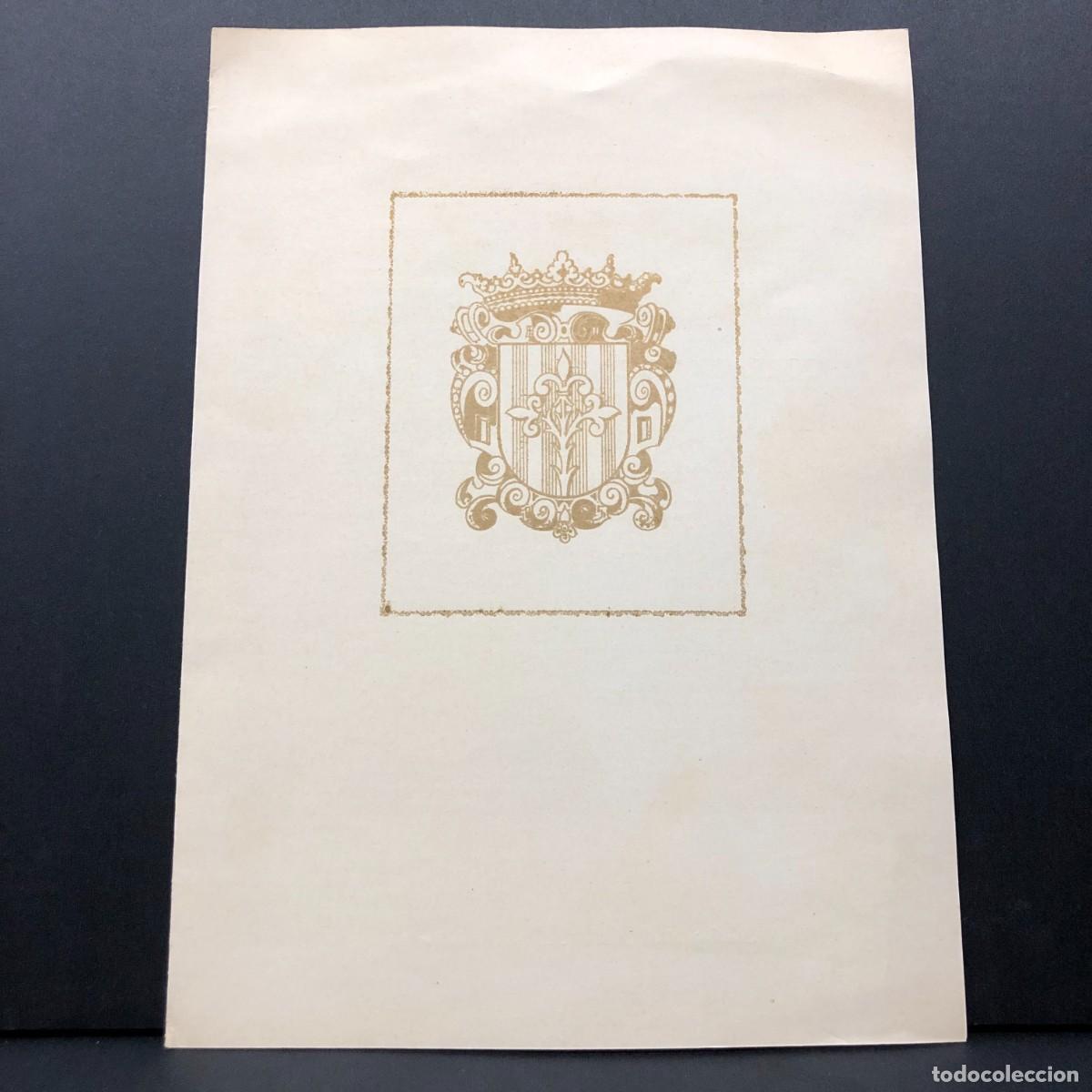 Postales: FELICITACI&Oacute;N NAVIDE&Ntilde;A - ALCALDE DE L&Eacute;RIDA 1954 - FRAGMENTO RETABLO PAHER&Iacute;A - JAIME FERRER / 381