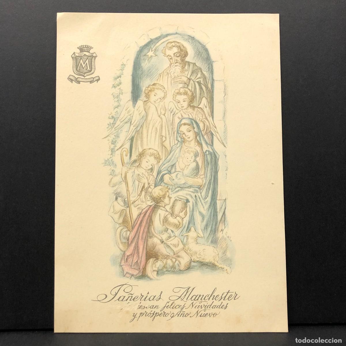 Postales: FELICITACI&Oacute;N NAVIDE&Ntilde;A - PA&Ntilde;ER&Iacute;AS MANCHESTER - ADORACI&Oacute;N AL NI&Ntilde;O JES&Uacute;S / 395