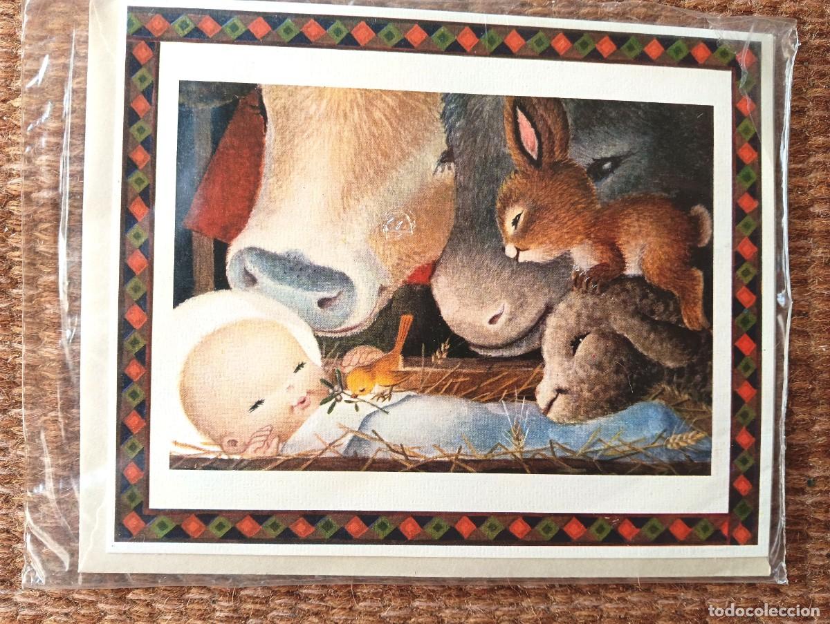 Postales: FERRANDIZ - TARJETA DE NAVIDAD PRECINTADA + SOBRE ORIGINAL - BELEN - NACIMIENTO