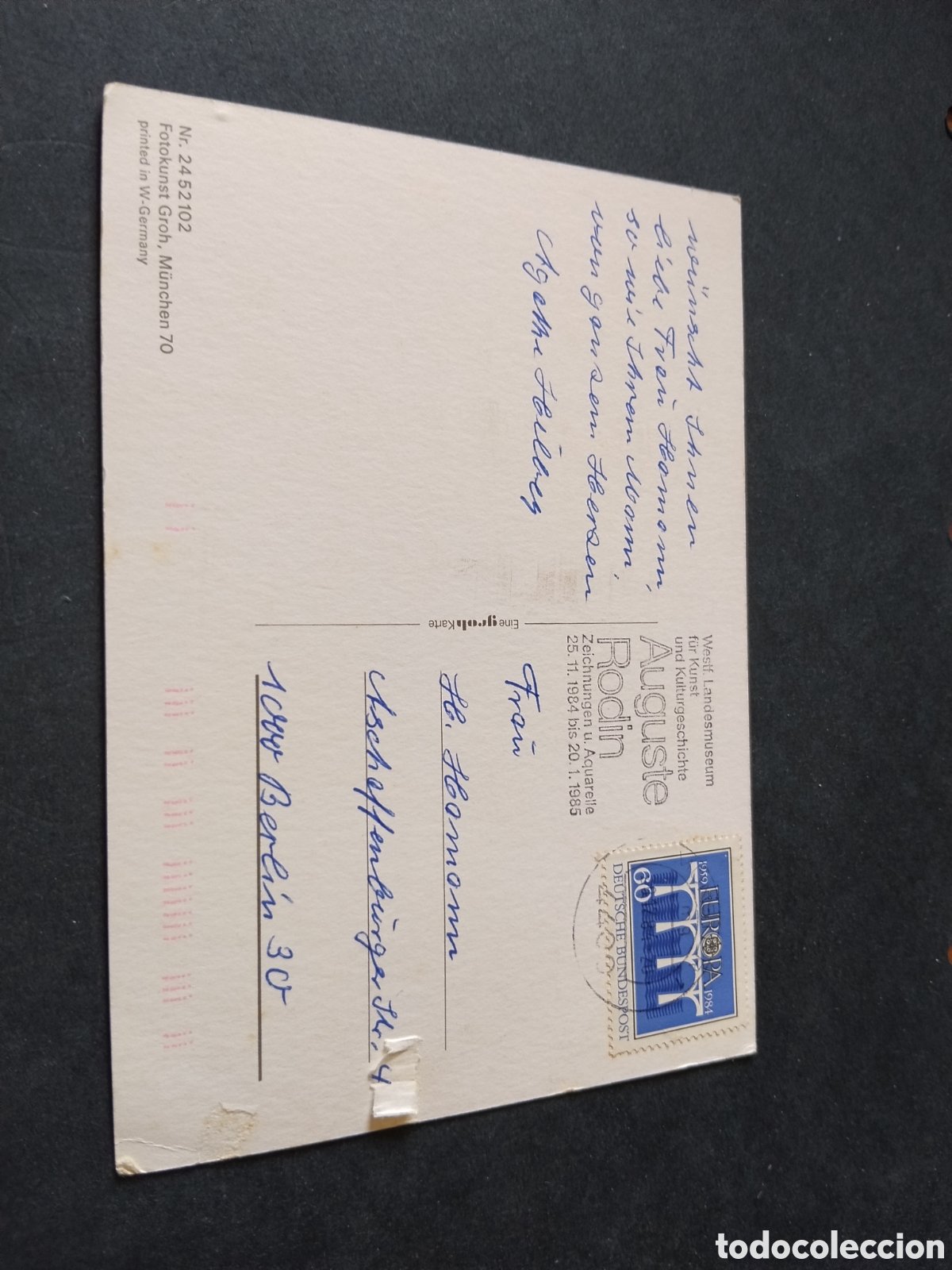 Postales: Postal navidad pensamiento de Albert Bartsch - Foto 2