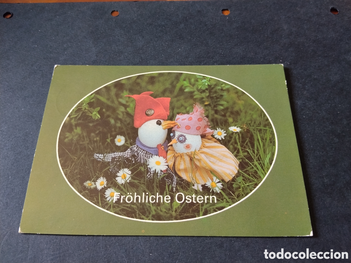 Postales: P&oacute;stal felices Pascuas DDR