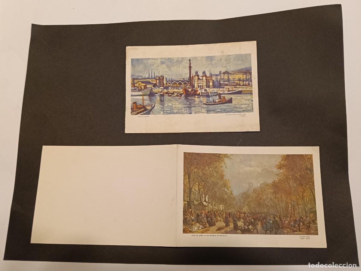 Postales: Lote 2 Felicitaciones Navidad Bichorm Instituto Farmacol&oacute;gico Barcelona 1962-1963 - Mart&iacute; Alsina Y M