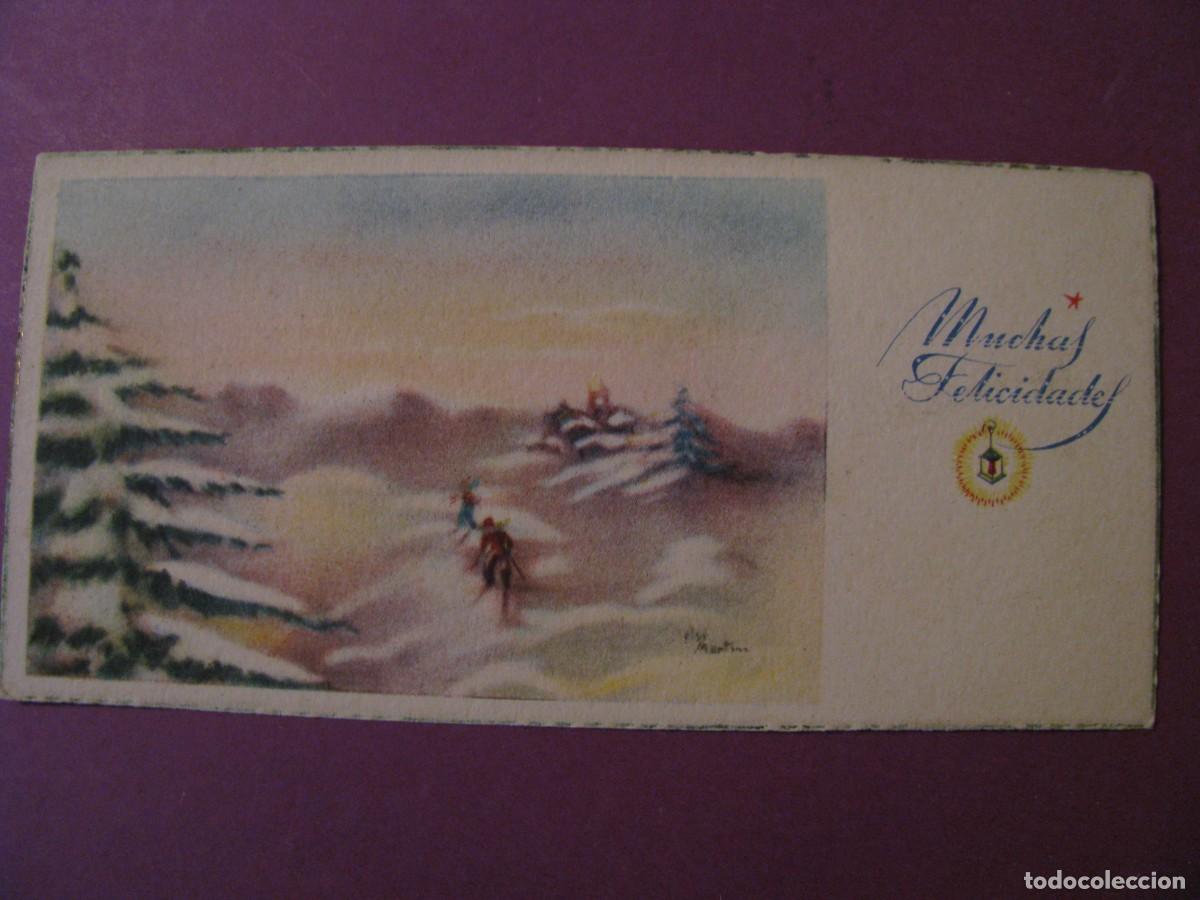 Postales: PEQUE&Ntilde;A TARJETA POSTAL DE NAVIDAD. IL? 12,5X6 CM. SIN DATOS