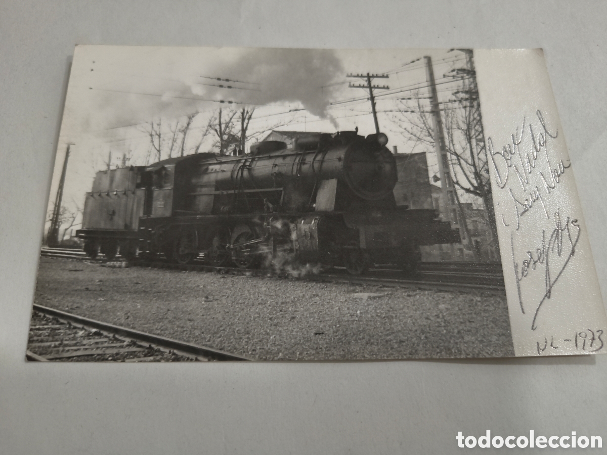 Postales: FELICITACION NAVIDE&Ntilde;A 1973. FOTO DE FERROCARRIL.