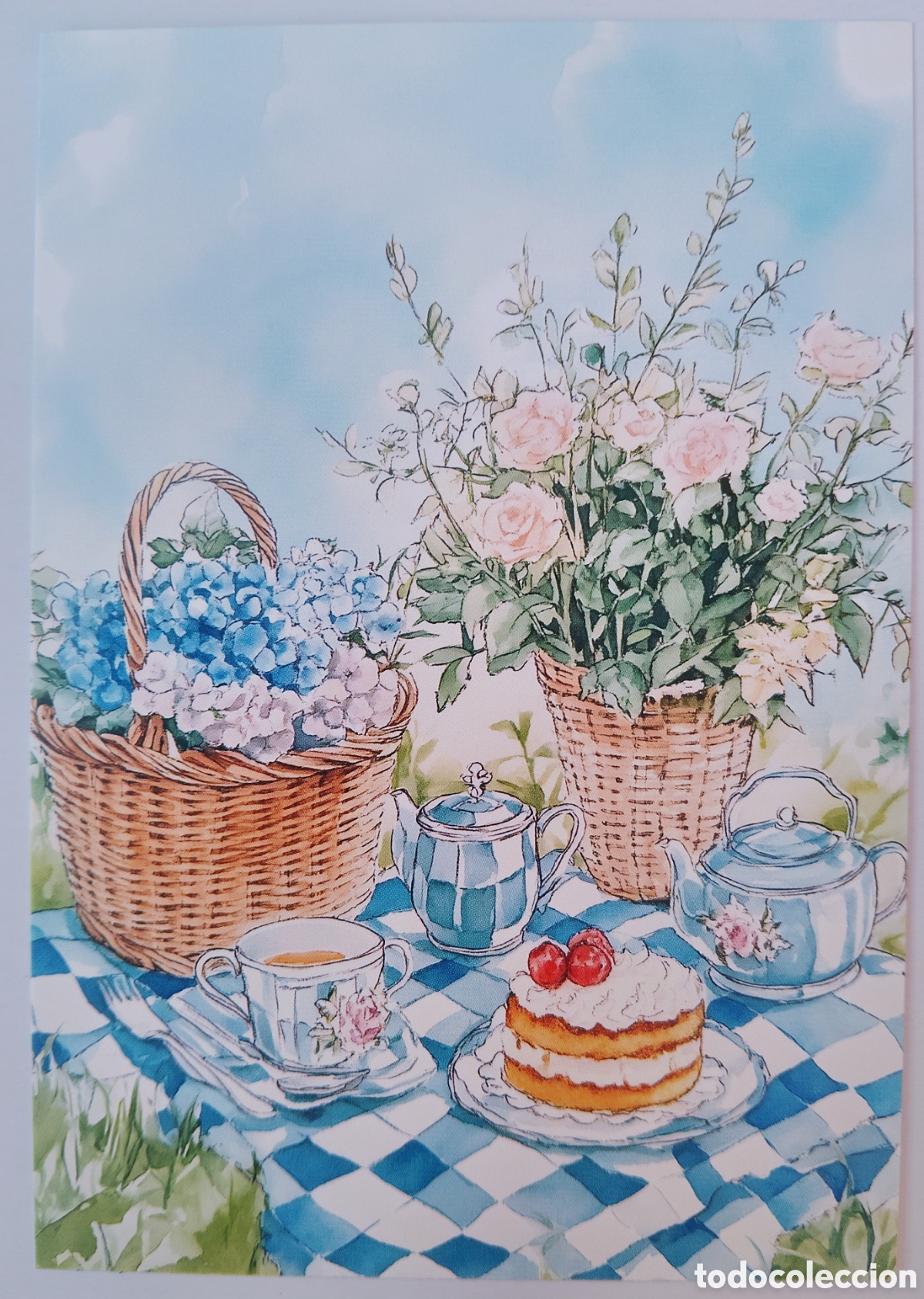 Postales: POSTAL - DETALLE PICNIC - ESTILO ANTIGUO