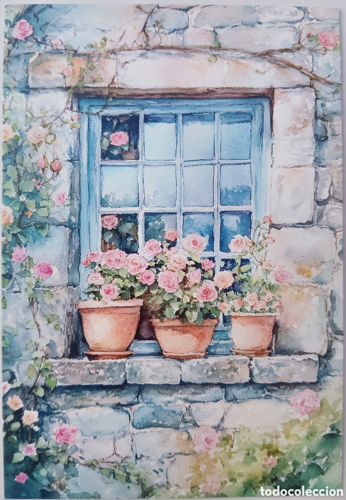 Postales: POSTAL - DETALLE VENTANA CASA FLORES - ESTILO ANTIGUO