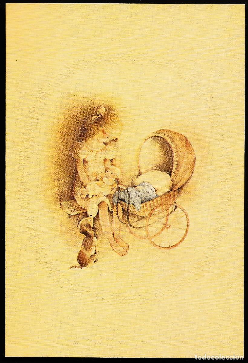 Postales: 0904K - ROSER PUIG -BUSQUETS 04.24054.2 - DIPTICA 17X11,5 CM- FLORCITAS EN RELIEVE