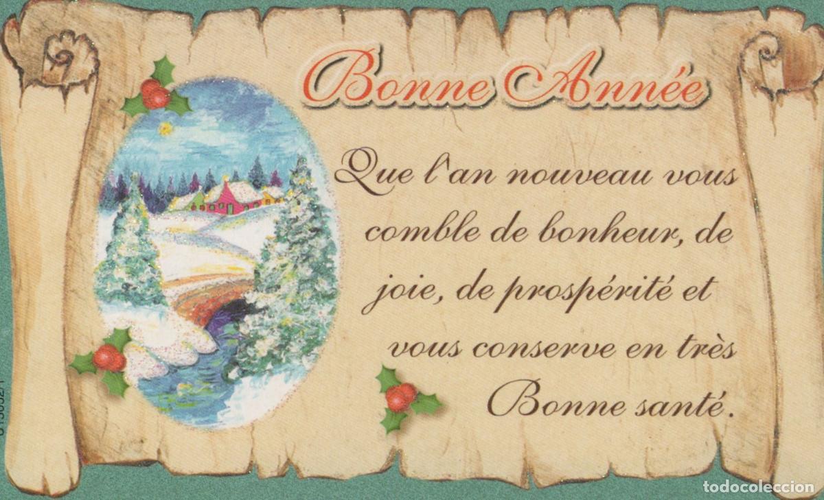 Postales: Bonne Annee New Year Greeting Card *YAE158