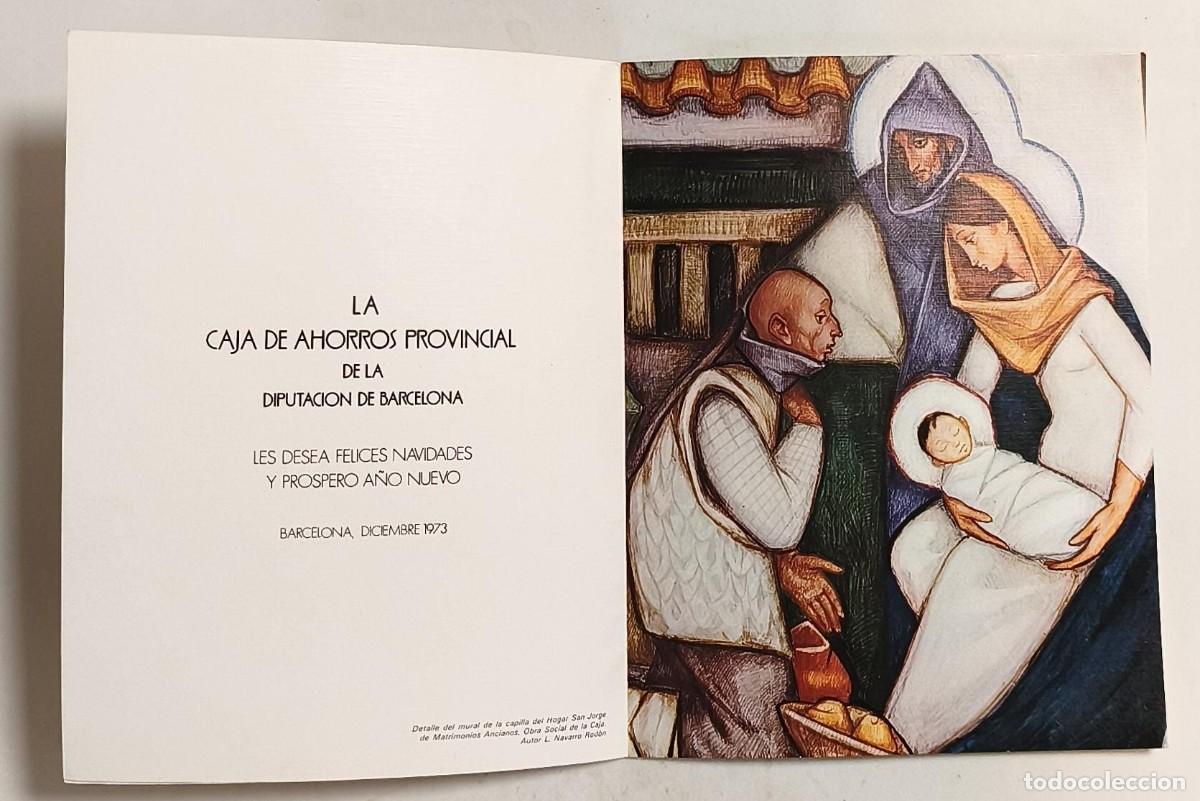 Postales: PN 59 Felicitaci&oacute;n Navide&ntilde;a 1973 - Caja de Ahorros Provincial de la Diputaci&oacute;n Barcelona