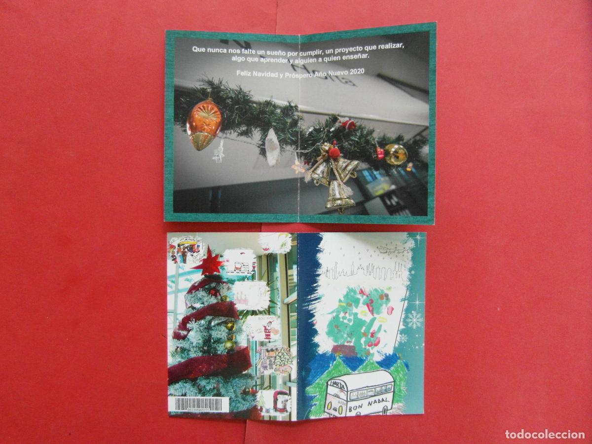 Postales: EF: BCN100 - POSTAL NAVIDAD COCHERA AUTOBUS HORTA 2020 - VER FOTOS -LEEINT