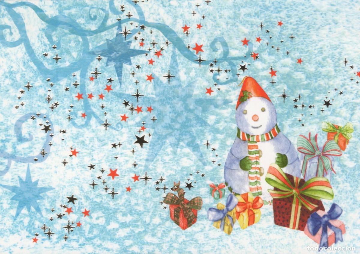 Postales: France Paris &Icirc;le de Illustration No&euml;l Bonhomme Neige Cadeaux *YAF743