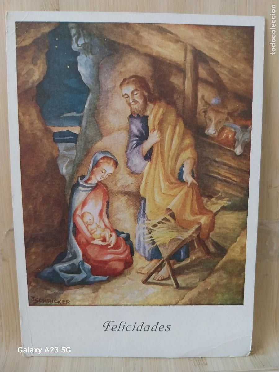 Postales: NAVIDAD PORTAL BELEN NACIMIENTO SCHRICKER ED ARTIS MUTI 1808 SC ORIGINAL