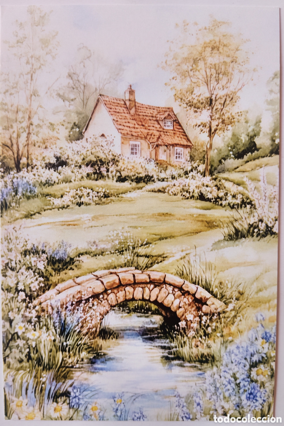 Postales: POSTAL - CASA CASITA COTTAGE PUENTE ARROYO - ESTILO ANTIGUO