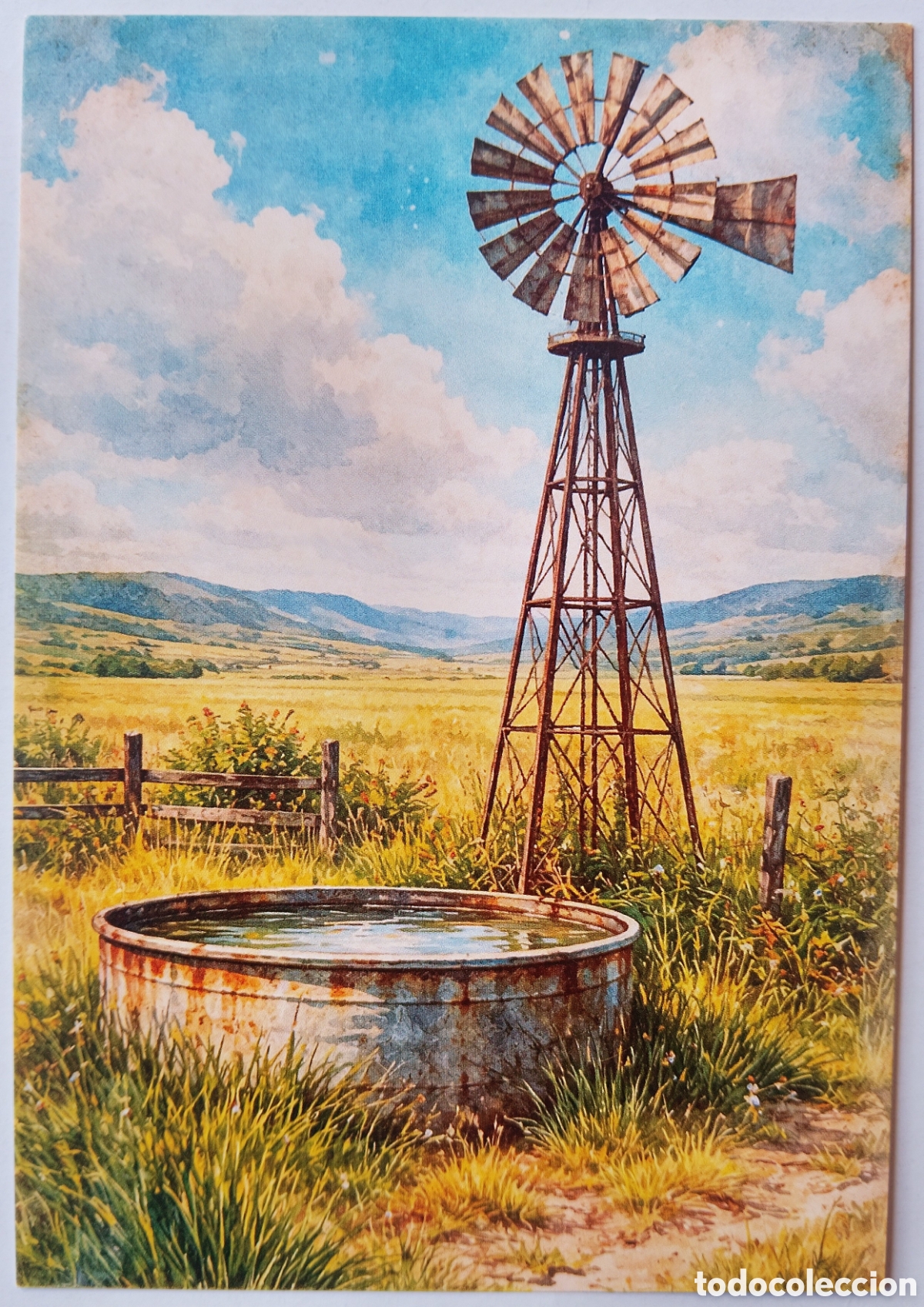 Postales: POSTAL - MOLINO DE VIENTO TANQUE AGUA - ESTILO ANTIGUO