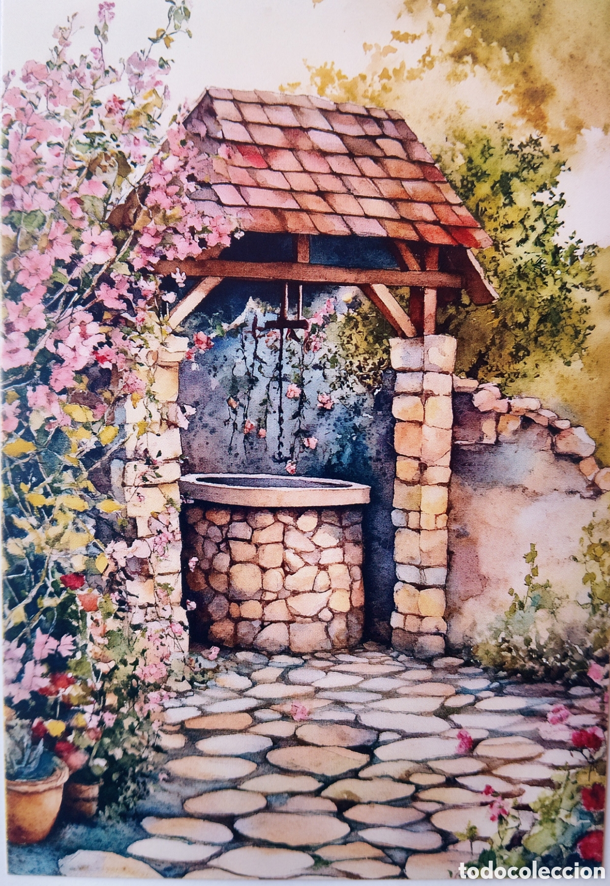 Postales: POSTAL - POZO FLORES - ESTILO ANTIGUO