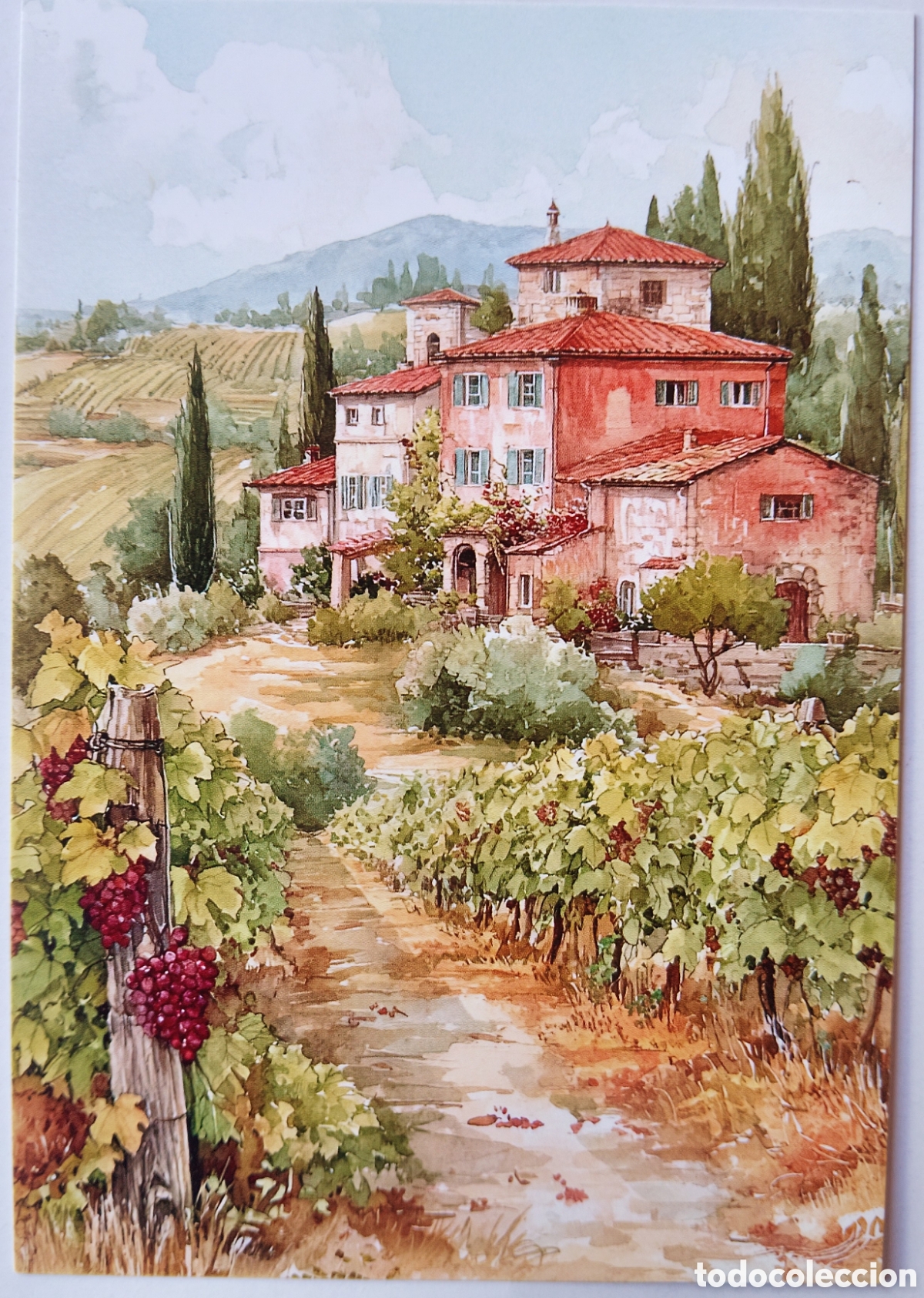 Cartes Postales: POSTAL - VILLA TOSCANA - ESTILO ANTIGUO