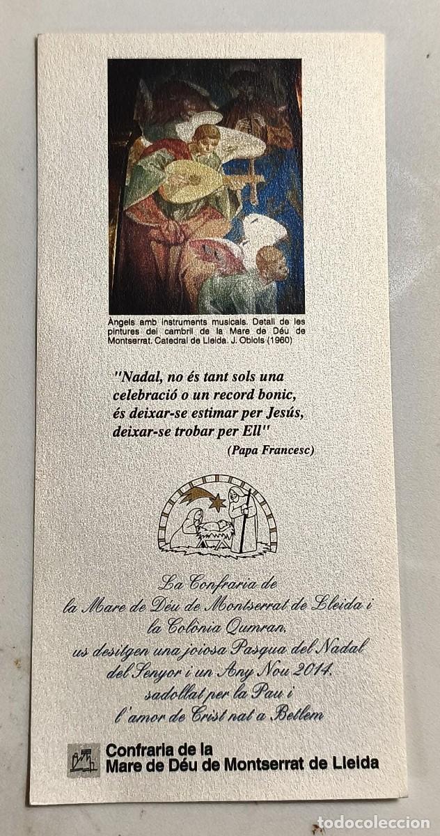 Postales: PN 66 - Felcitaci&oacute;n Navidad 2013 - Confraria de la Mare de D&eacute;u de Montserrat de Lleida