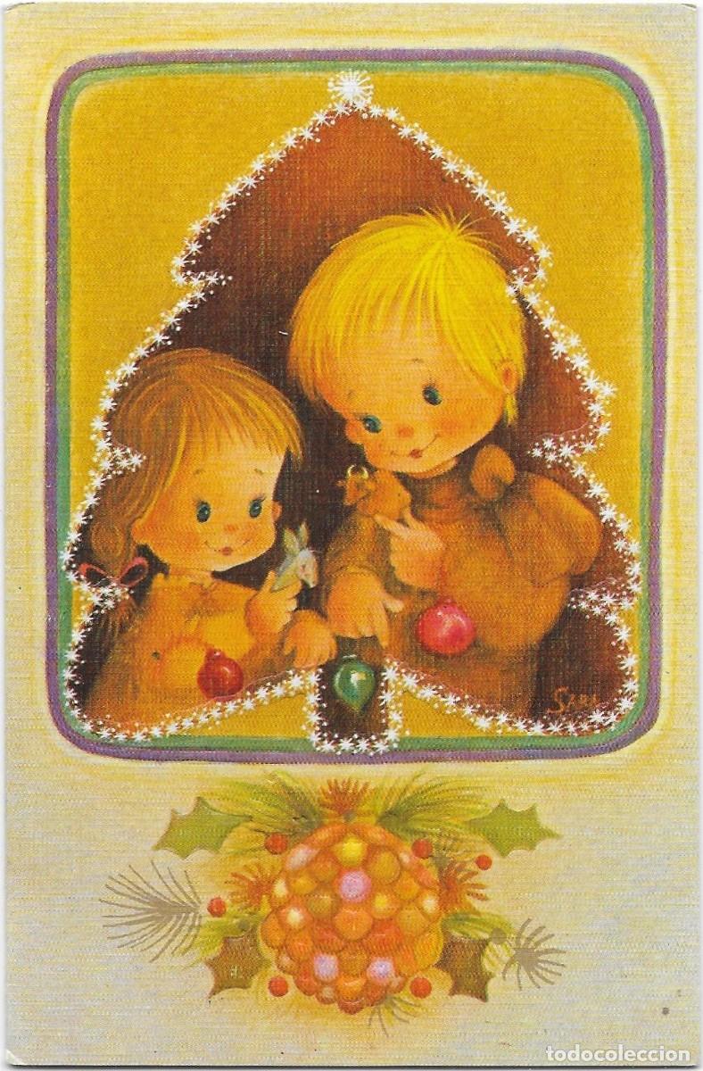 Postales: 7331Q - SARA - EDICIONES ORTIZ X110 - DIPTICA, EN RELIEVE- 13X8,5 CM- EDITADA EN 1975