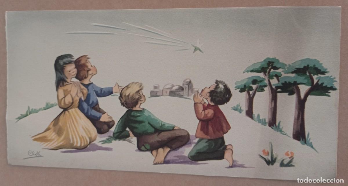Postales: TARJETA POSTAL NAVIDE&Ntilde;A ILUSTRADA CLOTI