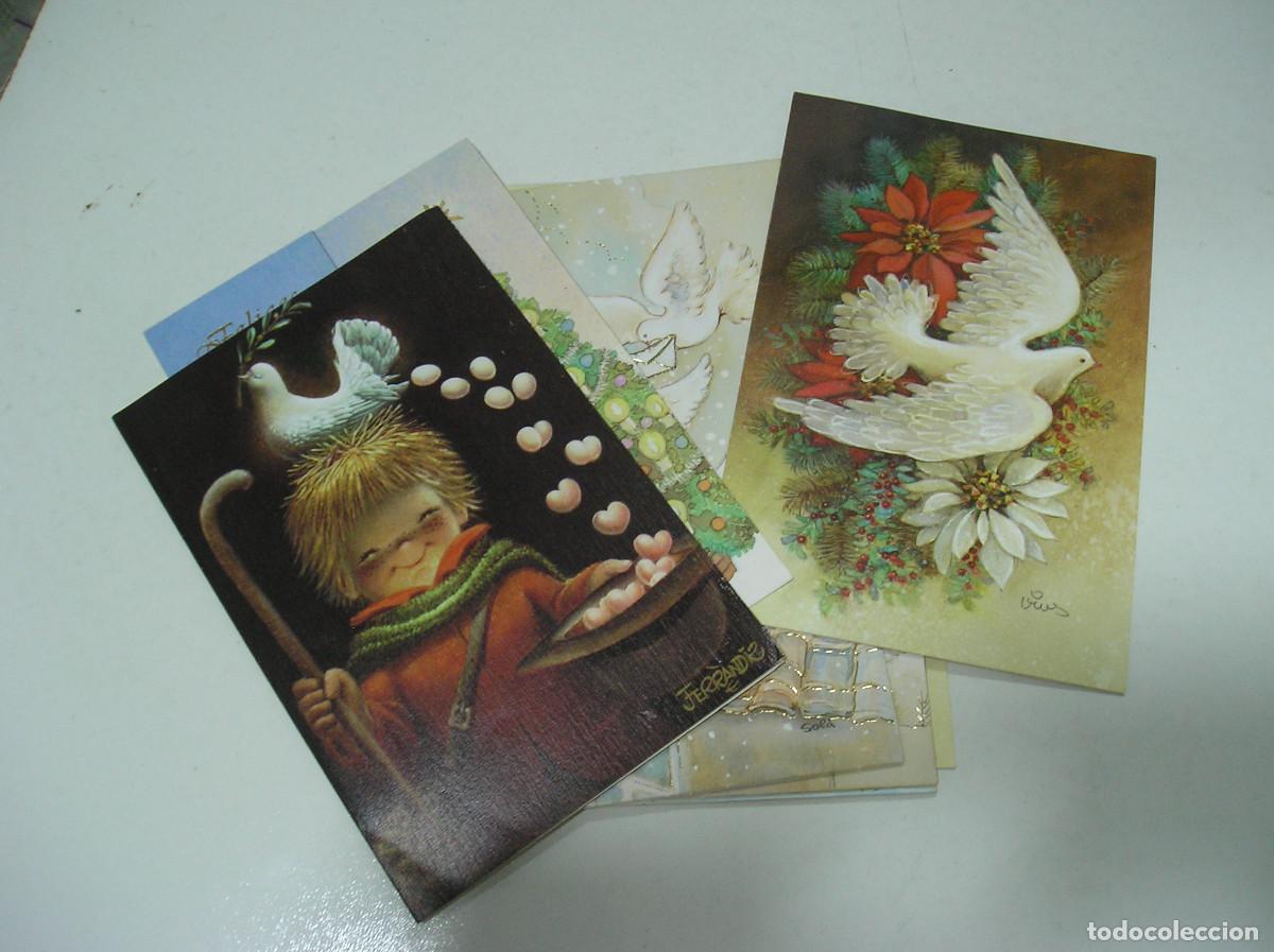 Postales: LOTE FELICITACIONES NAVIDAD ANTIGUAS AGOS-11
