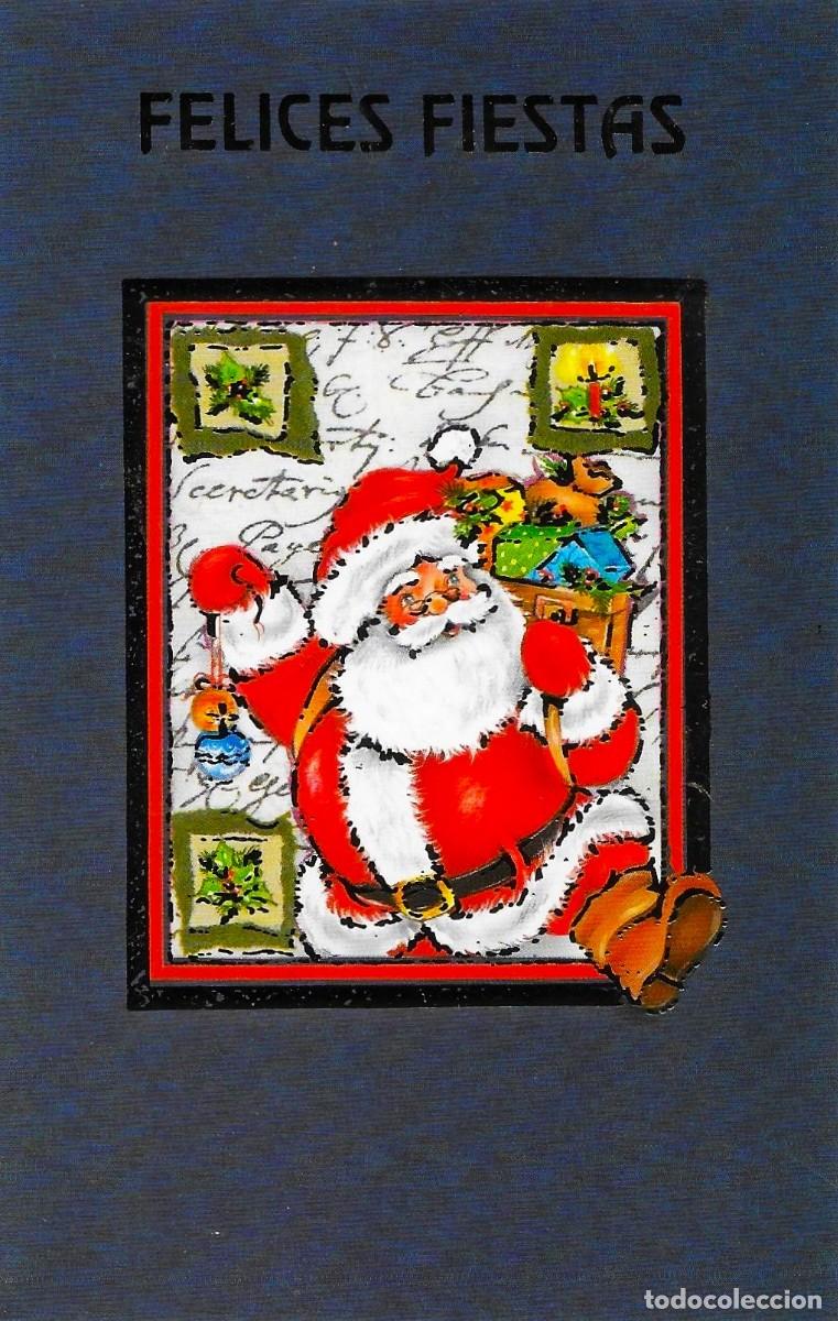 Postales: 7350Q - SANTA DESEA FELICES FIESTAS- EDICIONES GOLDEN N&ordm; 209 - DIPTICA 13,8X8,8 CM