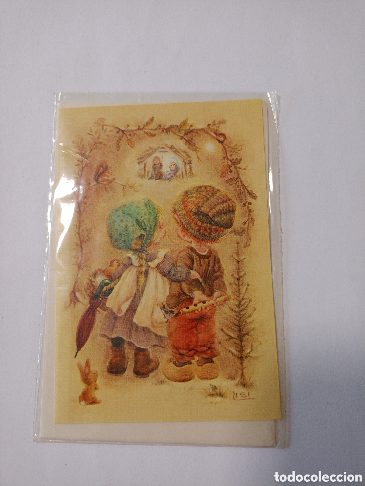 Postales: Postal de Navidad ilustra Lisi