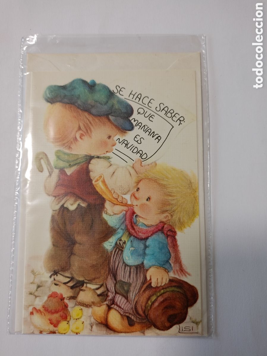 Postales: Postal Navidad ilustra Lisi