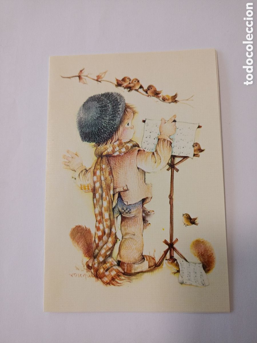 Postales: Postal Navidad ilustra Roser Puig