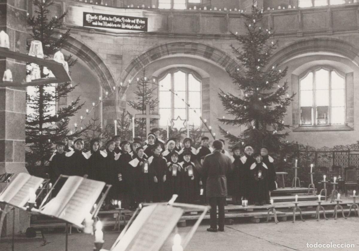 Postales: Germany Schneeberg Erzgebirge St Wolfgang S Church Christmas Choir *YAS286