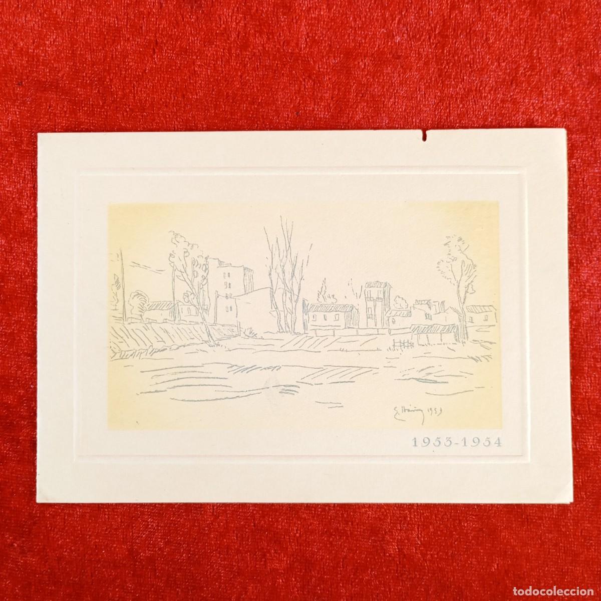 Postales: FELICITACI&Oacute;N DIBUJO DE ERNESTO IB&Aacute;&Ntilde;EZ NEACH - LA EDITORA LERIDANA - RAR&Iacute;SIMA / 6337