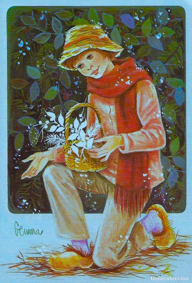 Postales: 7395Q - GEMA - EDICIONES EDICROMO SERIE 6030.4 - DIPTICA 12,8X8,5 CM