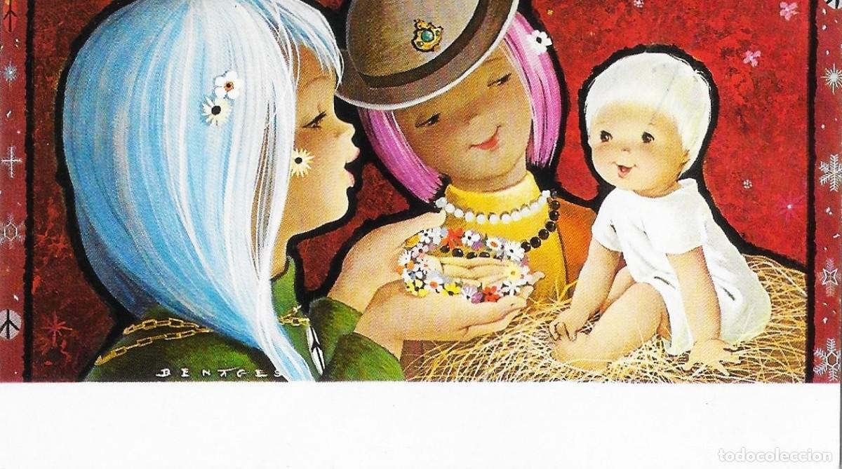 Postales: 7311R - BENAGES - EDICIONES CyZ SERIE 583.28-C - DIPTICA 10,5X6,5 CM