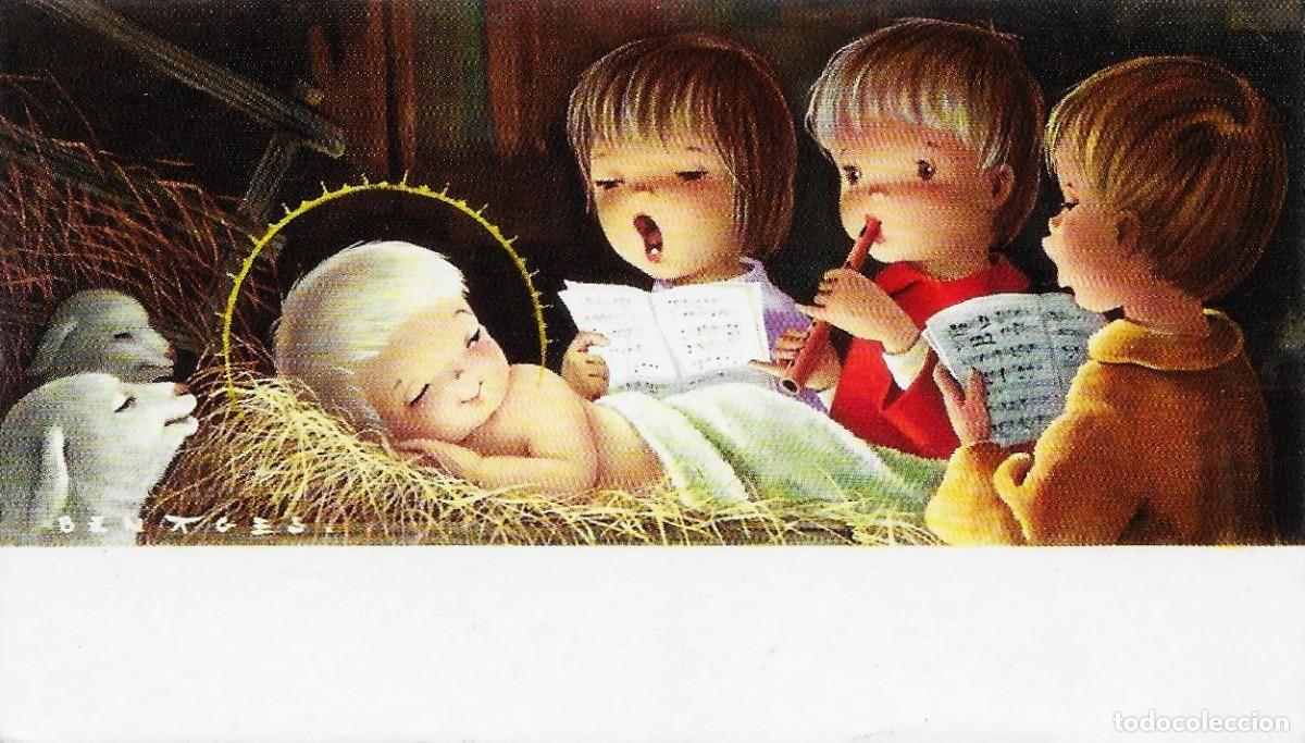 Postales: 7312R - BENAGES - VILLANCICOS EN EL PESEBRE -EDICIONES CyZ SERIE 3501.118-B - 10,8X6,5 CM
