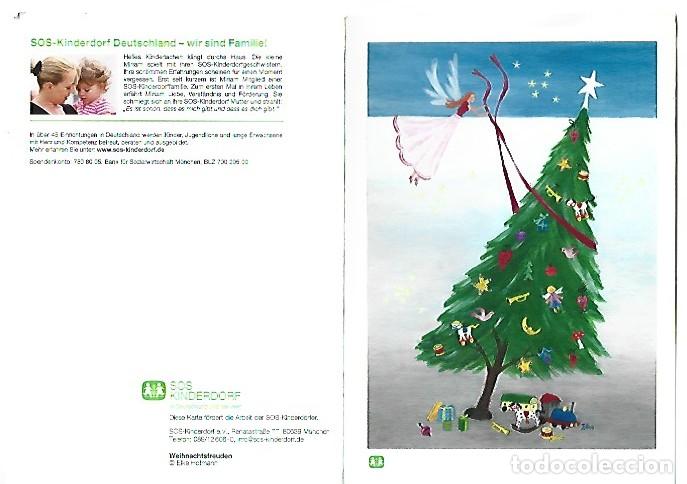 Postales: &rdquo; ARBOL DE NAVIDAD &rdquo;.- &rdquo; SOS - KINDERDORF &rdquo;.- FELICITACION, ORIGINAL, (OFERTA 3X2)