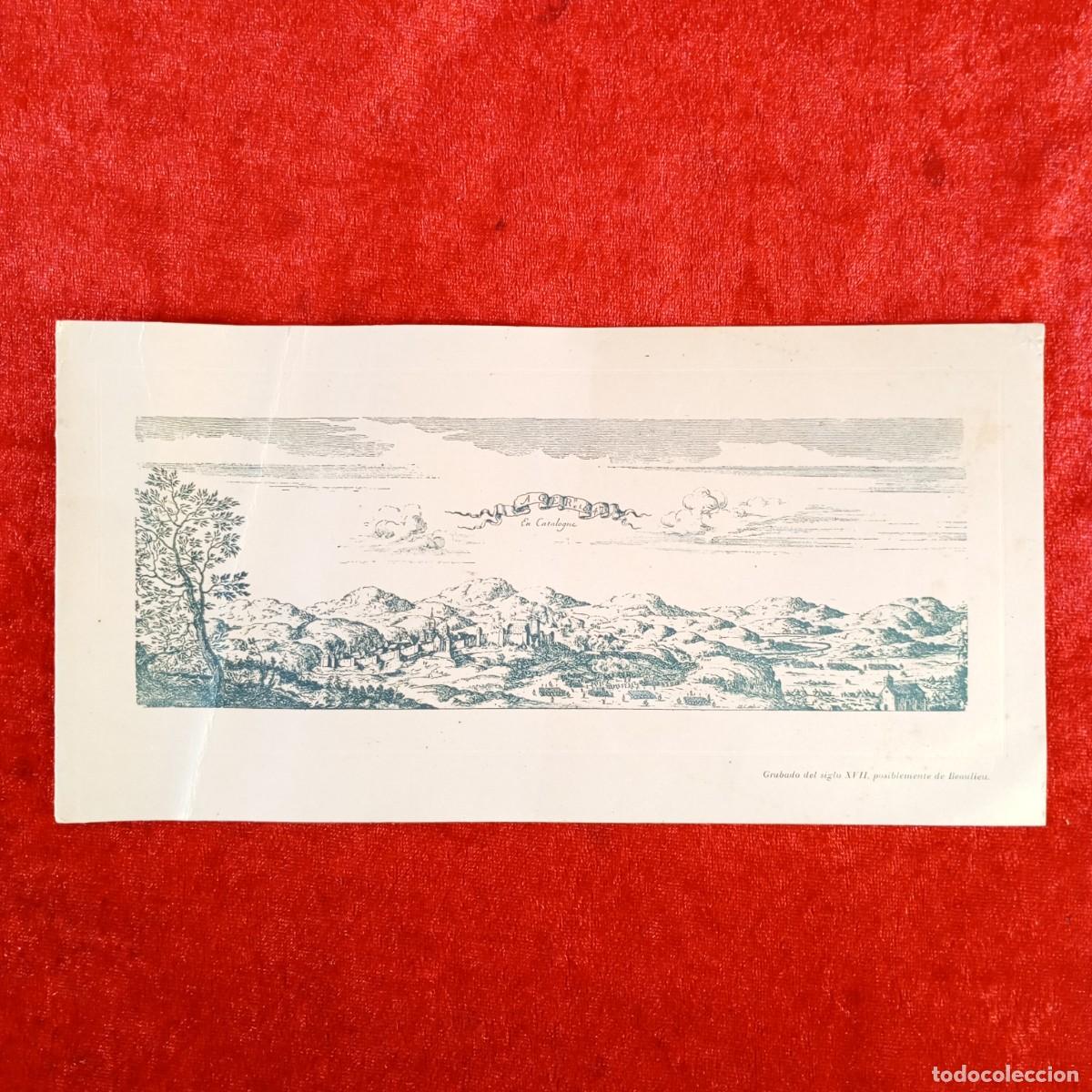 Postales: GRABADO DE AGER - SIGLO XVII - BEAULIEU - FELICITACI&Oacute;N NAVIDE&Ntilde;A PORCIOLES COLOMER - 1949 / 529