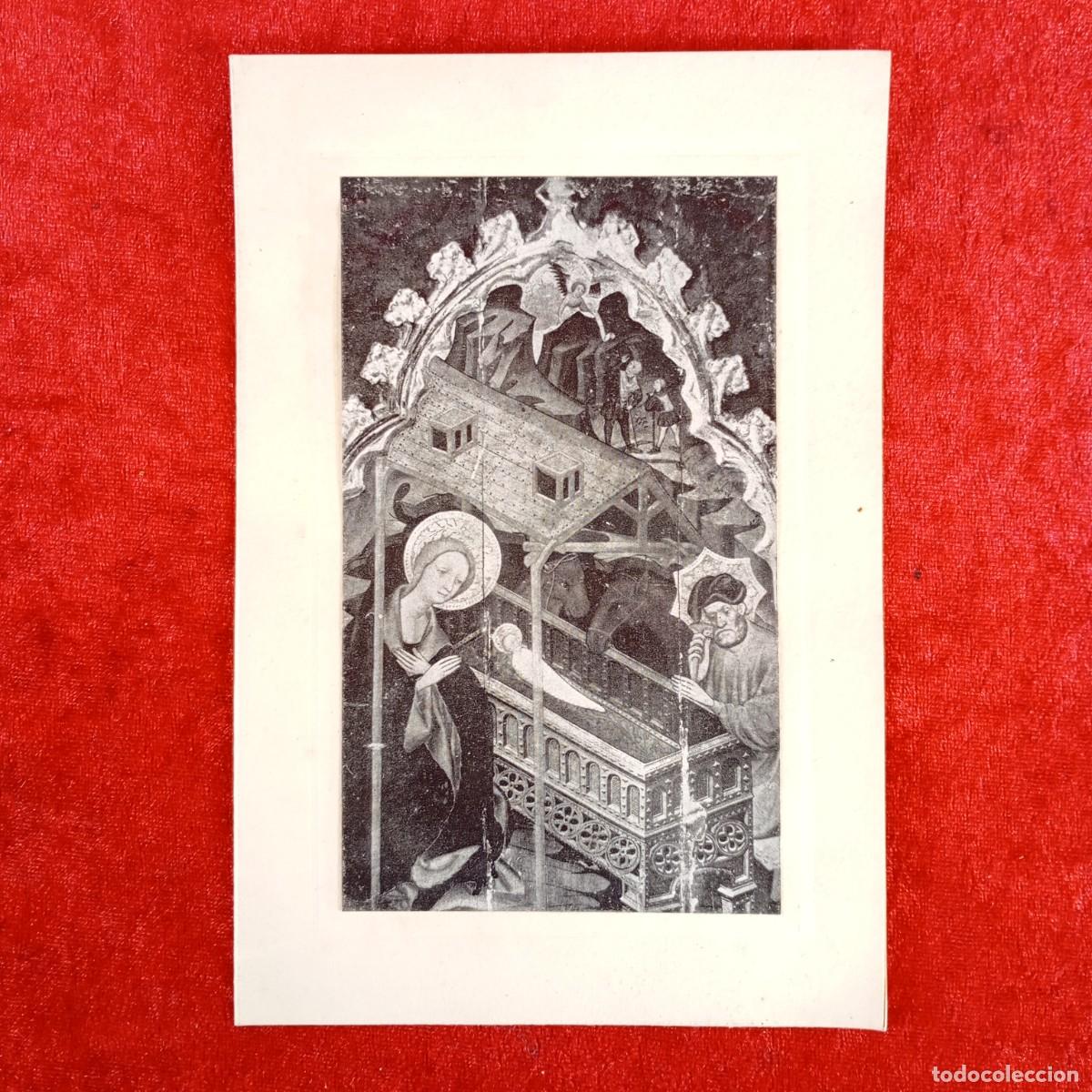 Postales: FELICITACI&Oacute;N NAVIDE&Ntilde;A DE LUIS HERN&Aacute;NDEZ PALM&Eacute;S - IEI - L&Eacute;RIDA 1949 - RETABLO DE GUIMER&Aacute; / 548