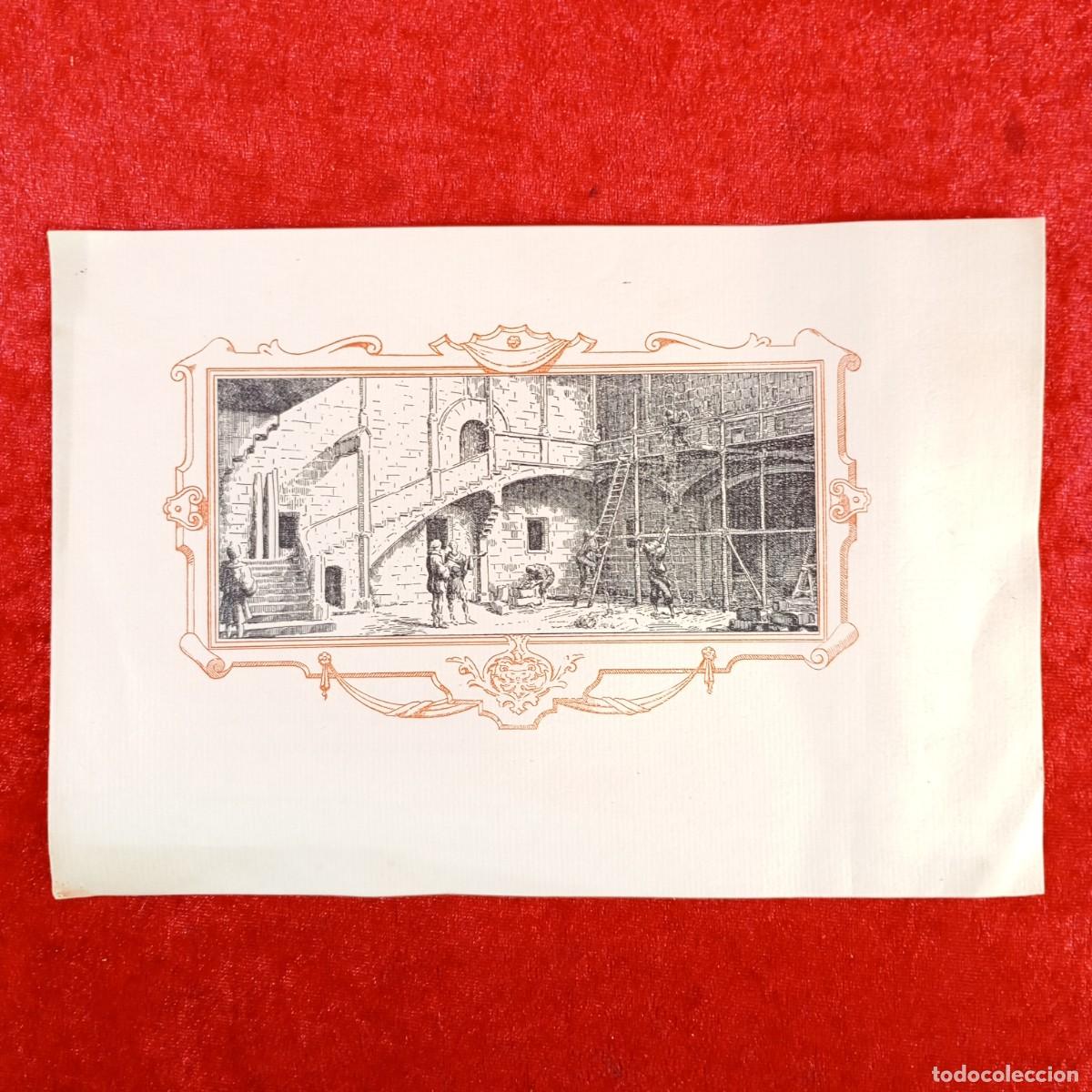 Postales: FELICITACI&Oacute;N NAVIDE&Ntilde;A - CONSTRUCCION DEL HOSPITAL DE SANTA MAR&Iacute;A L&Eacute;RIDA 1944 PORCIOLES COLOMER / 560