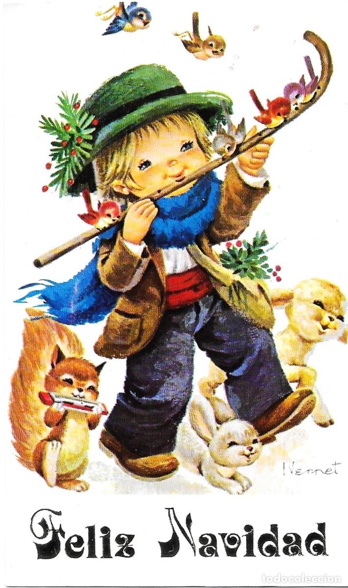 Postales: 7326R -VERNET - PRECIOSA POSTAL - FELIZ NAVIDAD- EDICIONES CyZ SERIE 397.28.C - 12,5X7,5 CM