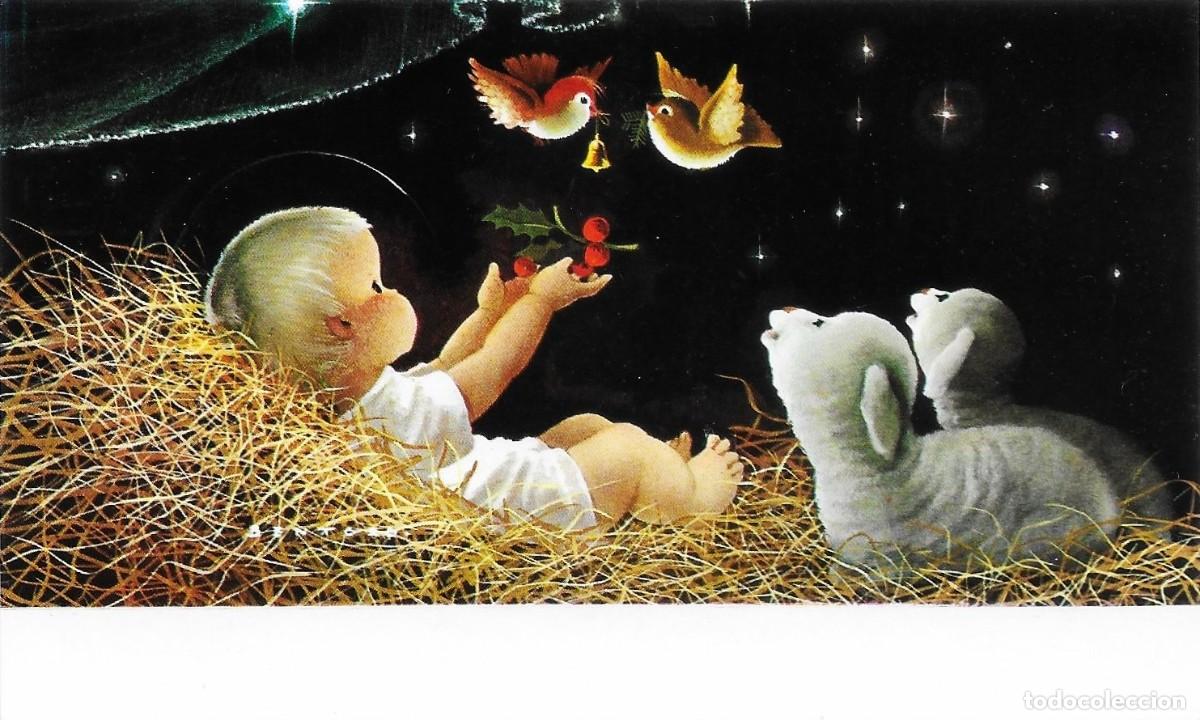 Postales: 7327R -BENAGES - EL MESIAS, CORDERITOS, PAJARITOS -EDICIONES CyZ SERIE 120.26.A - 12,5X7,8 CM