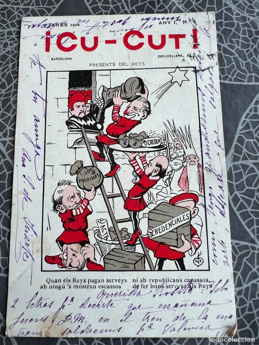 Postais: CU-CUT NUMERO 2 1902 POSTAL FELICITACION ANTIGUA NAVIDAD