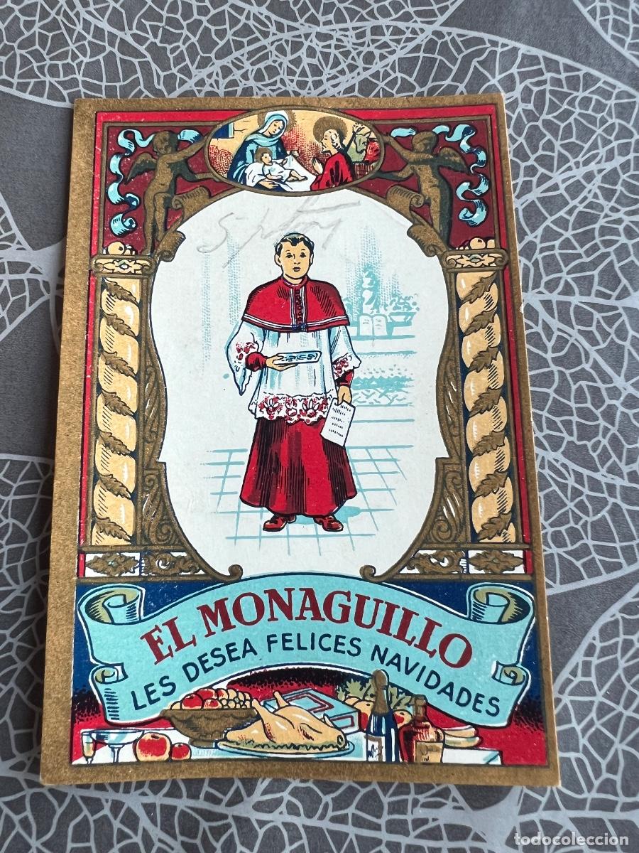 Postais: EL MONAGUILLO POSTAL FELICITACION ANTIGUA NAVIDAD