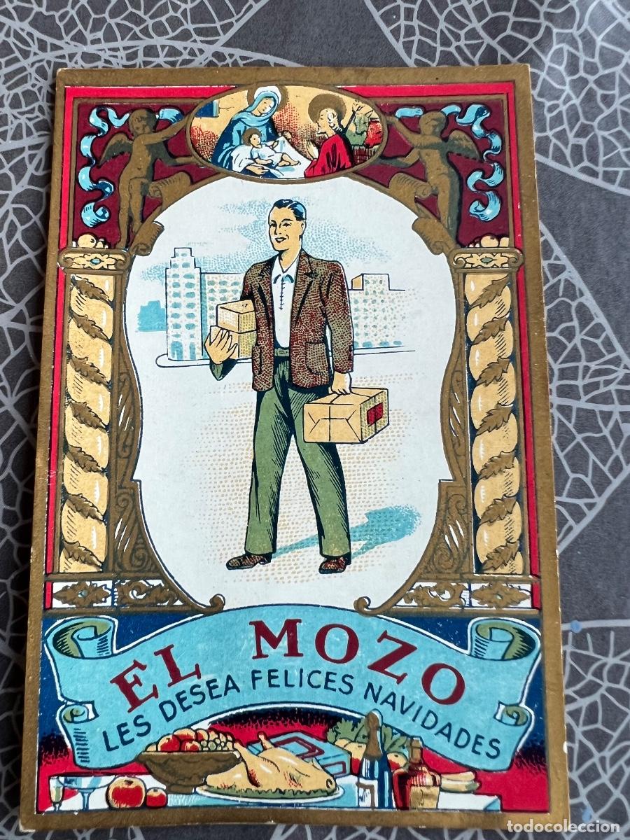 Postais: EL MOZO POSTAL FELICITACION ANTIGUA NAVIDAD