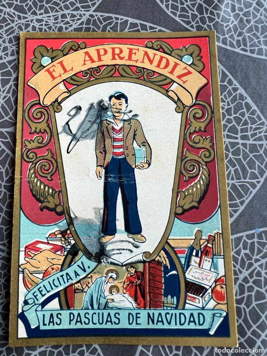 Postais: EL APRENDIZ POSTAL FELICITACION ANTIGUA NAVIDAD