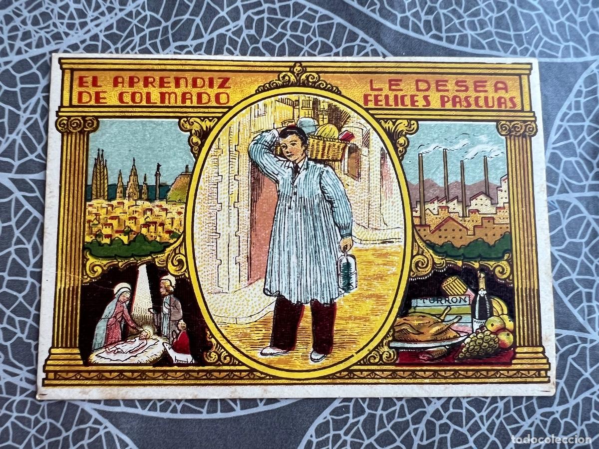 Postais: EL APRENDIZ DEL COLMADO POSTAL FELICITACION ANTIGUA NAVIDAD